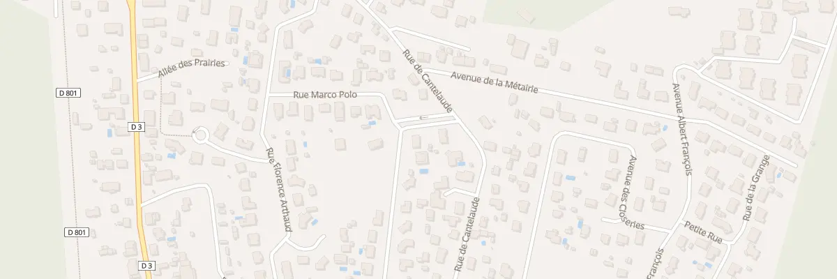 Plan du 1 Rue Éric Tabarly à Lacanau