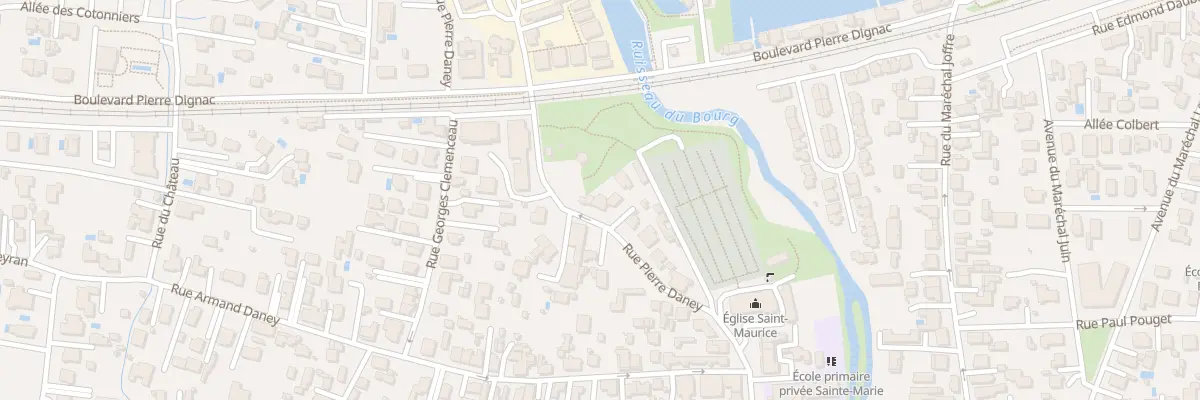 Plan du 10 Rue Pierre Daney à Gujan-Mestras
