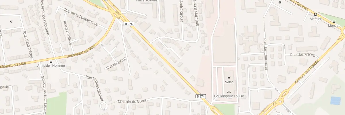 Plan du 117 Rue Mal de Lattre de Tassigny à Saint-Lô