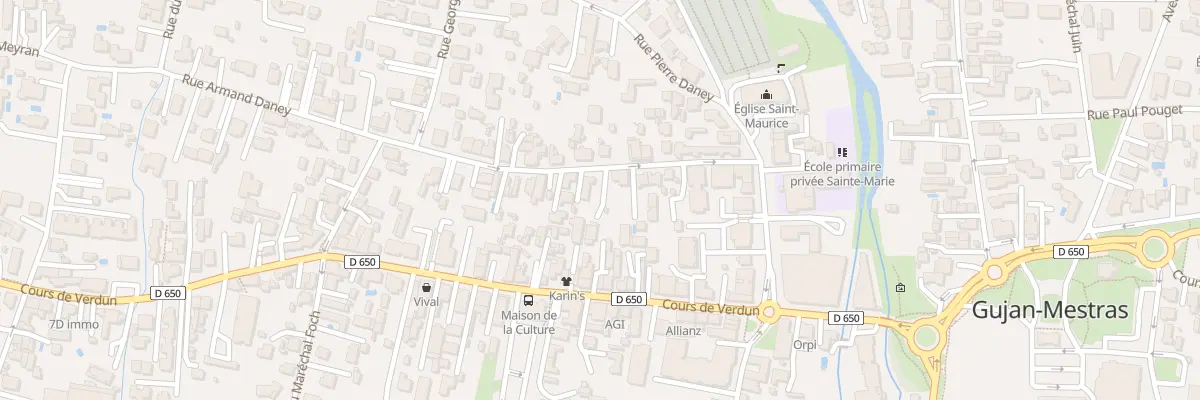 Plan du 19 Rue Armand Daney à Gujan-Mestras