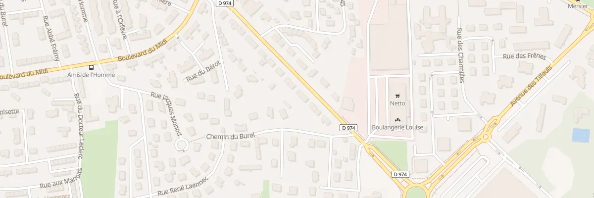 Plan du 124 Rue Mal de Lattre de Tassigny à Saint-Lô