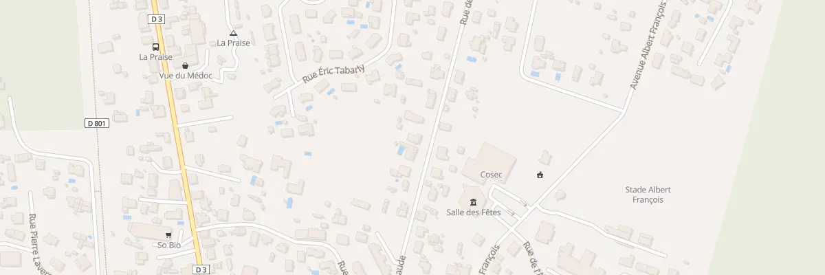Plan du 23 Rue de Cantelaude à Lacanau