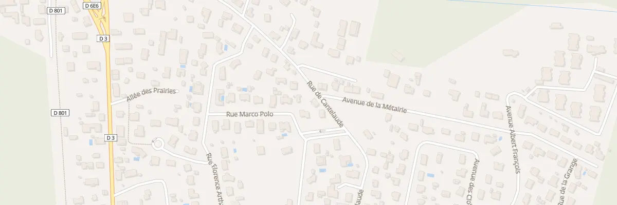 Plan du 61 Rue de Cantelaude à Lacanau