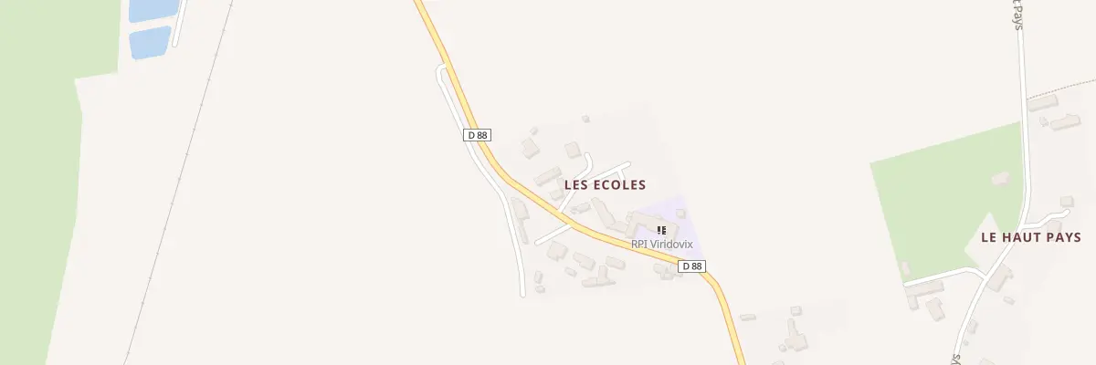 Plan du 3 Rue des Ecoles à Airel