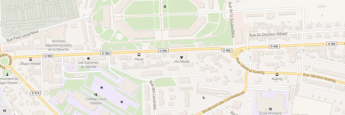 Plan du 460 Rue Mal Juin à Saint-Lô