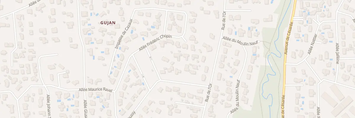 Plan du 104T Rue de l’Or à Gujan-Mestras