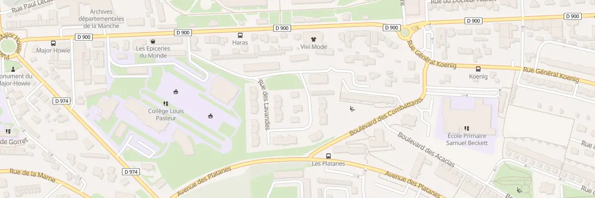 Plan du 183 Rue des Lavandes à Saint-Lô