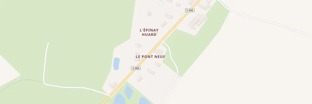 Plan du 11 Le Pont Neuf au Loroux