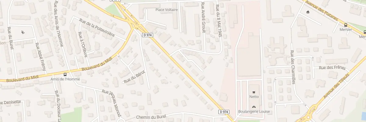 Plan du 113 Rue Mal de Lattre de Tassigny à Saint-Lô