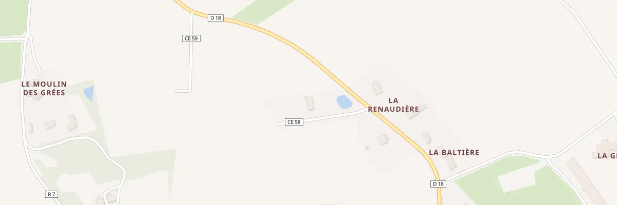 Plan du 2 La Renaudiere à Vair-sur-Loire