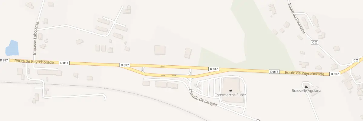 Plan du 1060 Rte de Peyrehorade à Cauneille