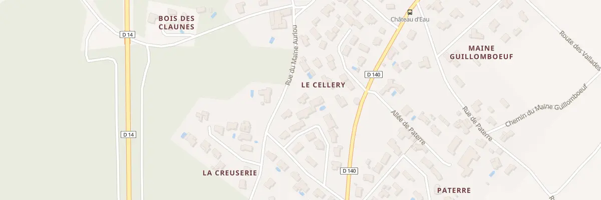Plan du 43 Rue du Maine Auriou à Chaillevette