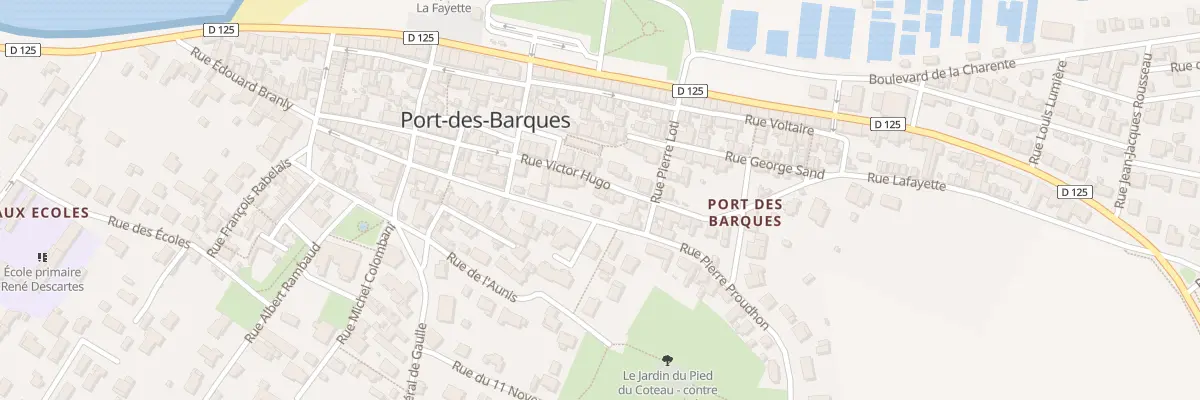 Plan du 10 Rue Victor Hugo à Port-des-Barques