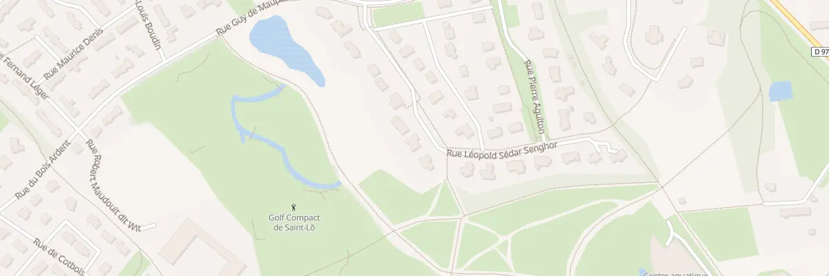 Plan du 156 Rue Léopold Sédar Senghor à Saint-Lô