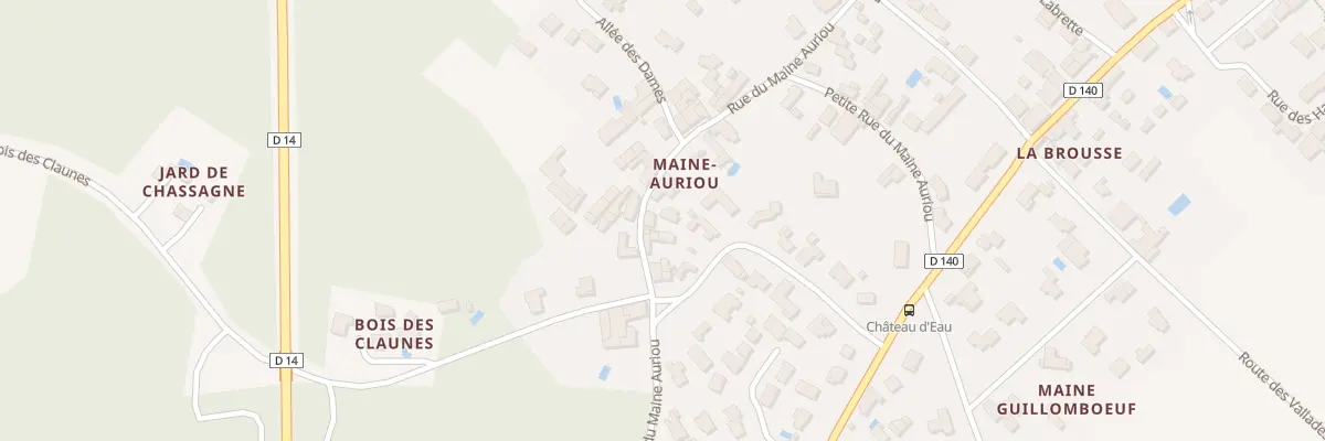 Plan du 21 Rue du Maine Auriou à Chaillevette