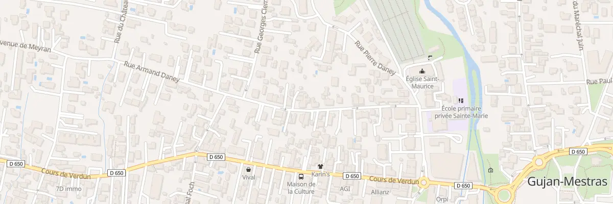 Plan du 24 Rue Armand Daney à Gujan-Mestras