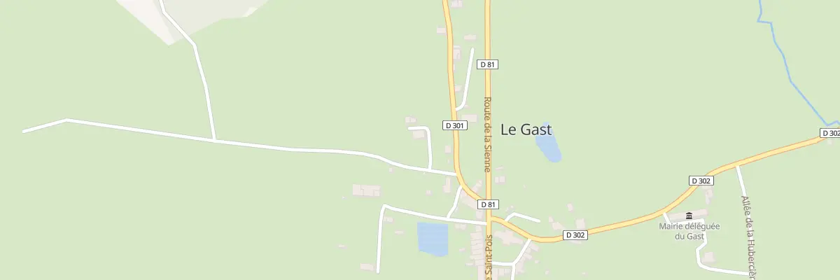 Plan du 2 Imp du Mont St Jean - Le Gast à Noues de Sienne