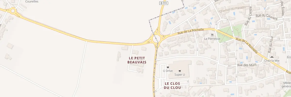 Plan du 4 Fief de Beauvais à Périgny