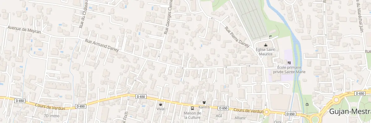 Plan du 30 Rue Armand Daney à Gujan-Mestras