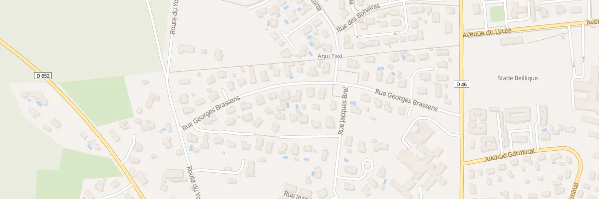 Plan du 281 Rue Georges Brassens à Parentis-en-Born