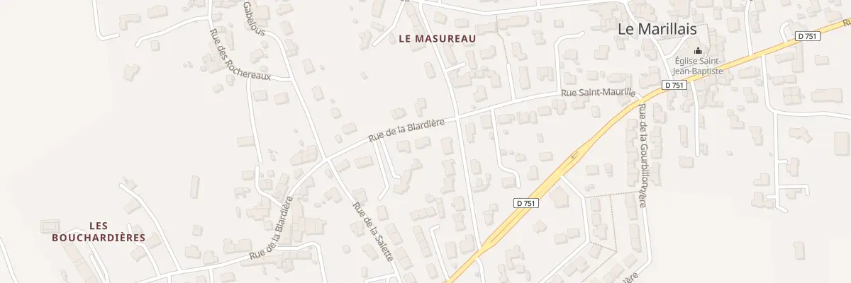 Plan du 35 Rue de la Blardière à Mauges-sur-Loire