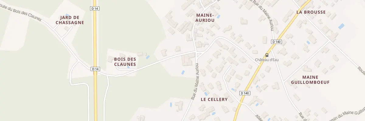 Plan du 3 Rte du Bois des Claunes à Chaillevette
