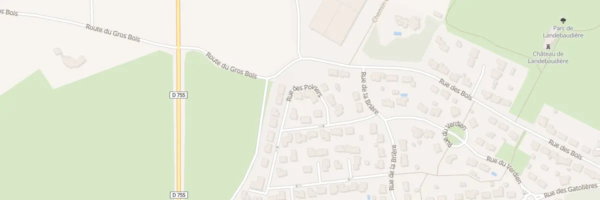 Plan du 6 Rue des poiriers à La Gaubretière