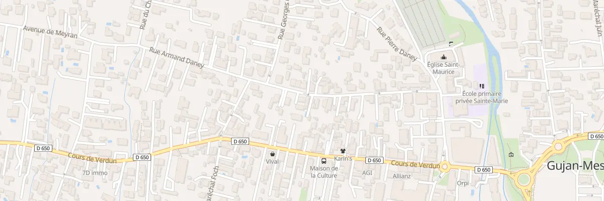 Plan du 37 Rue Armand Daney à Gujan-Mestras