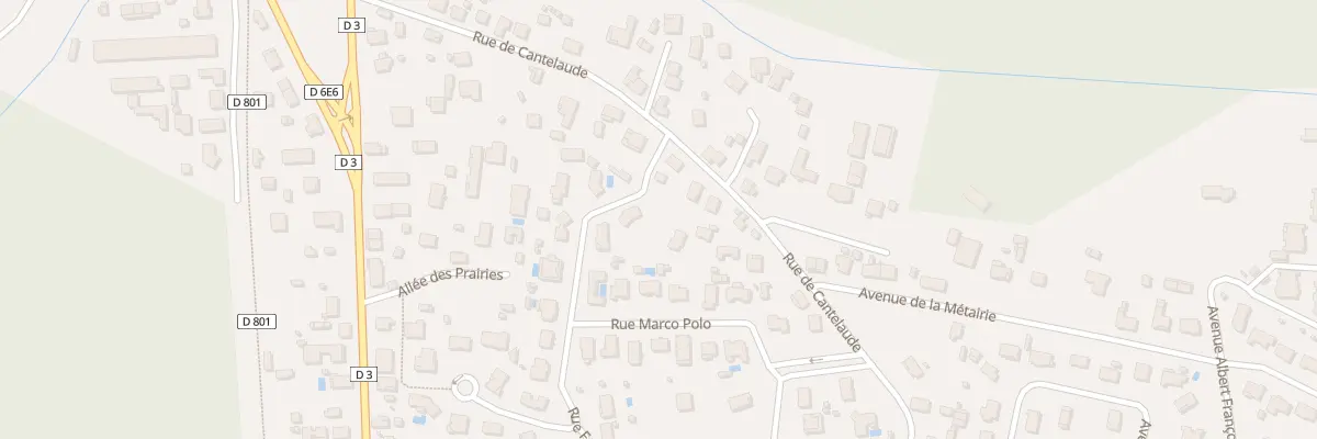 Plan du 73 Rue de Cantelaude à Lacanau