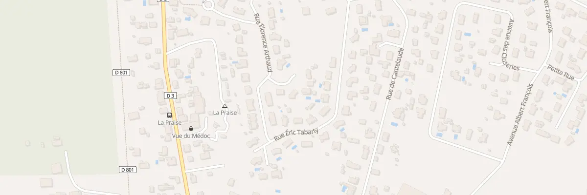 Plan du 5 Rue Alain Colas à Lacanau