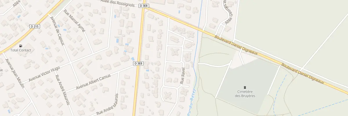 Plan du 28 Rue Gabriel Fauré à Andernos-les-Bains