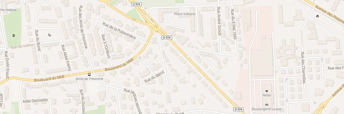 Plan du 106 Rue Mal de Lattre de Tassigny à Saint-Lô