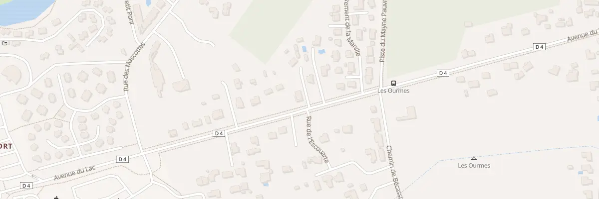 Plan du 121 Av du Lac à Hourtin
