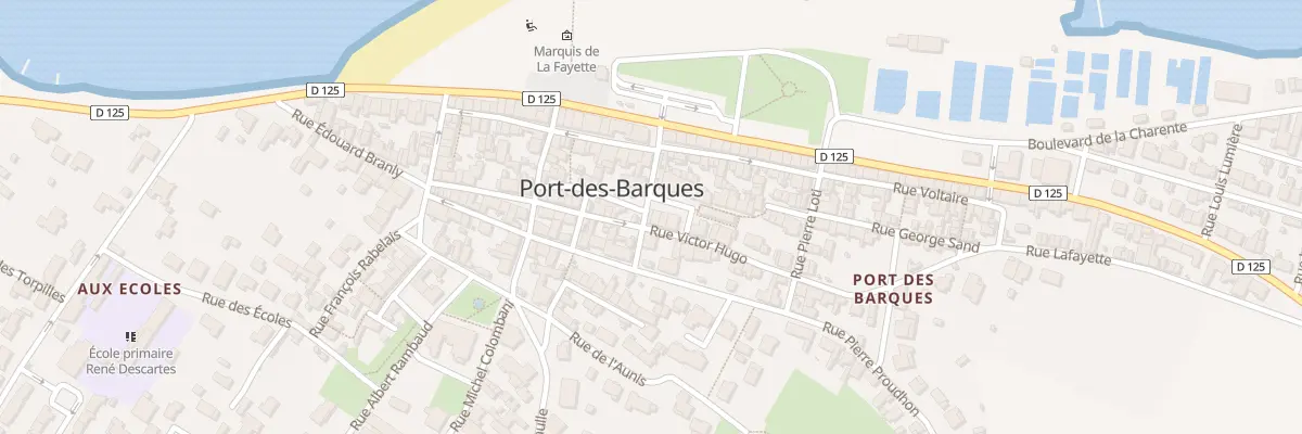 Plan du 4 Rue Georges Clémenceau à Port-des-Barques