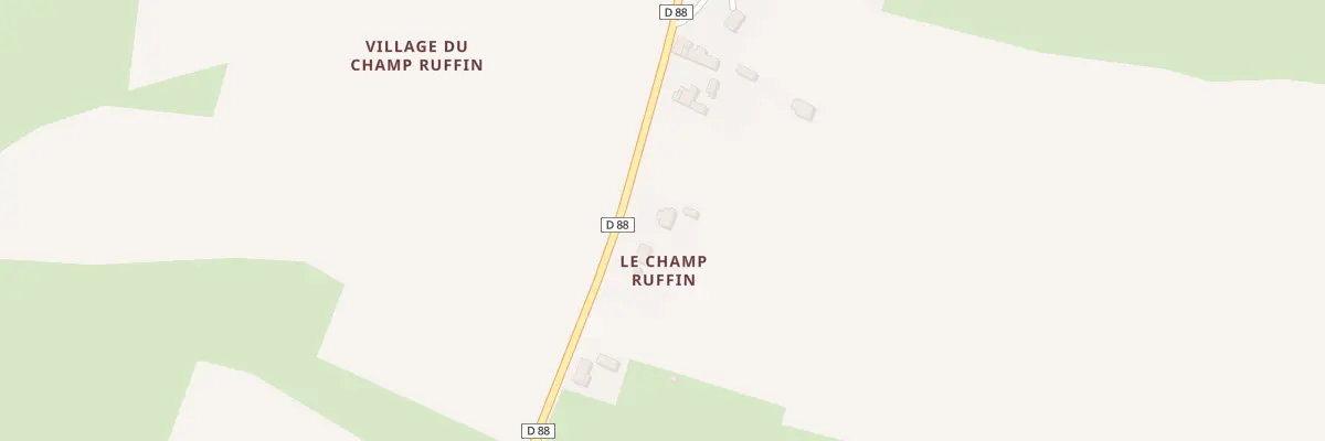 Plan du 5 Vge du Champ Ruffin à Airel