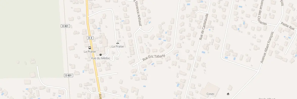 Plan du 18 Rue Éric Tabarly à Lacanau
