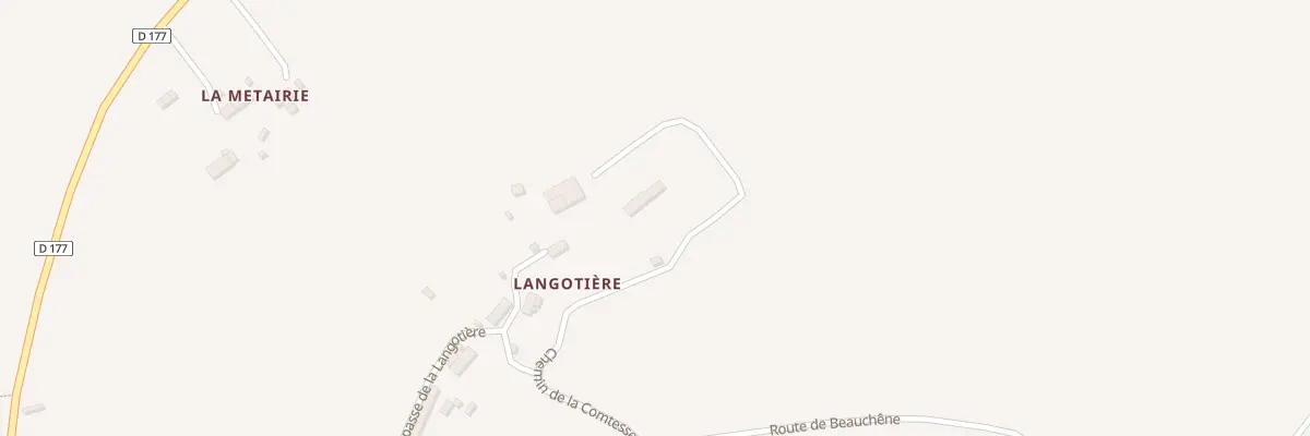 Plan du 5067 Langotiere à Gouvets
