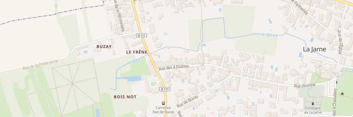 Plan du 13 Rue des Quatre Diables à La Jarne