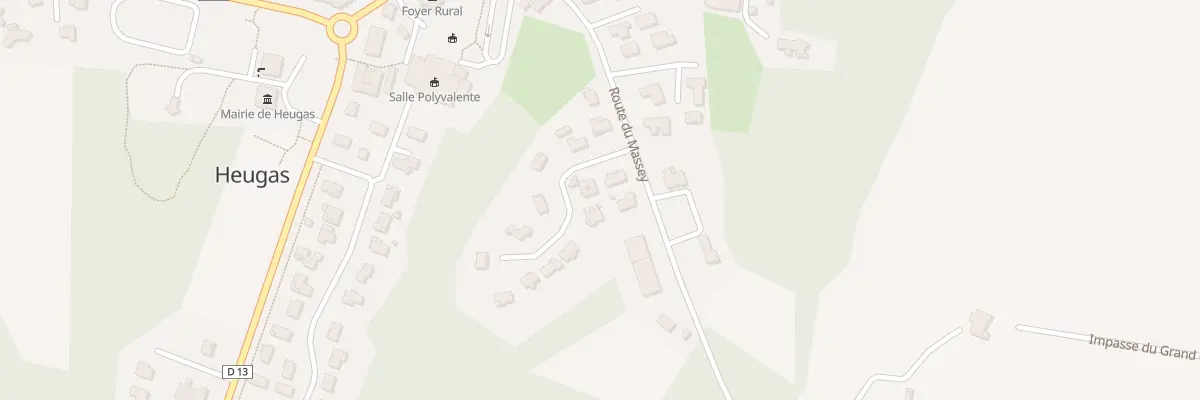 Plan du 3 Rue de Maisonnave à Heugas