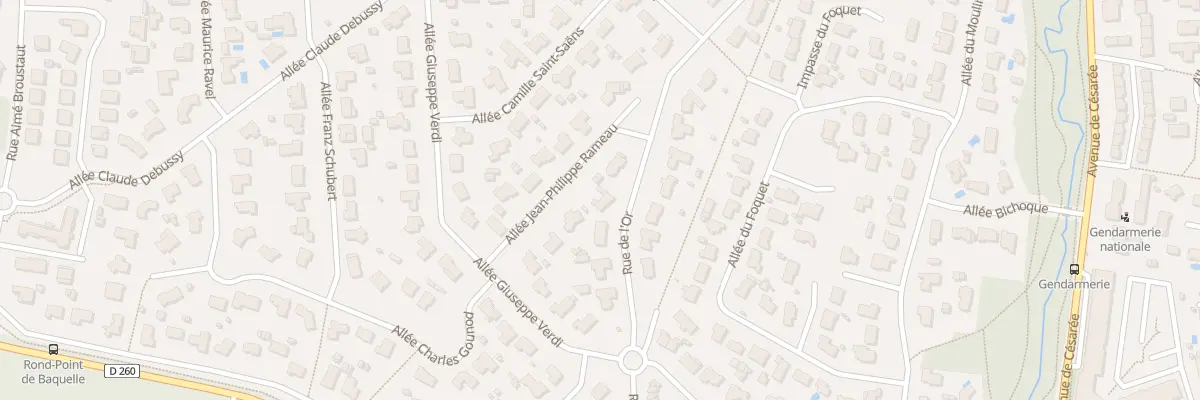 Plan du 138 Rue de l’Or à Gujan-Mestras
