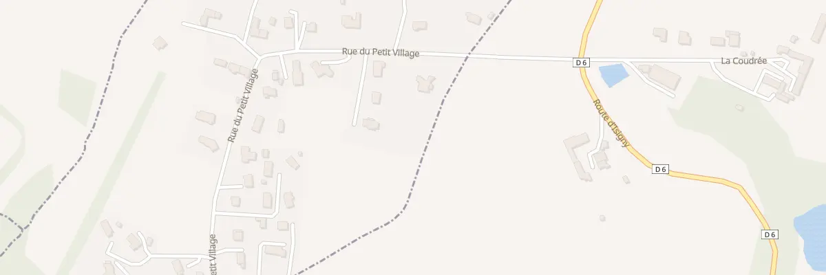 Plan du 3 Rue du Petit Village au Mesnil-Rouxelin