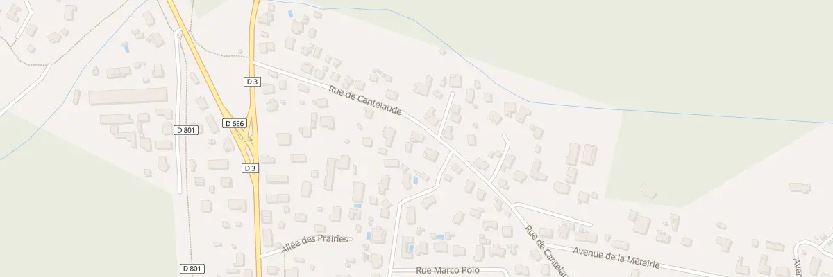 Plan du 79T Rue de Cantelaude à Lacanau