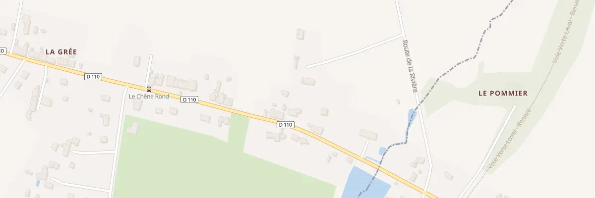 Plan du 3 Le Rocher à Congrier