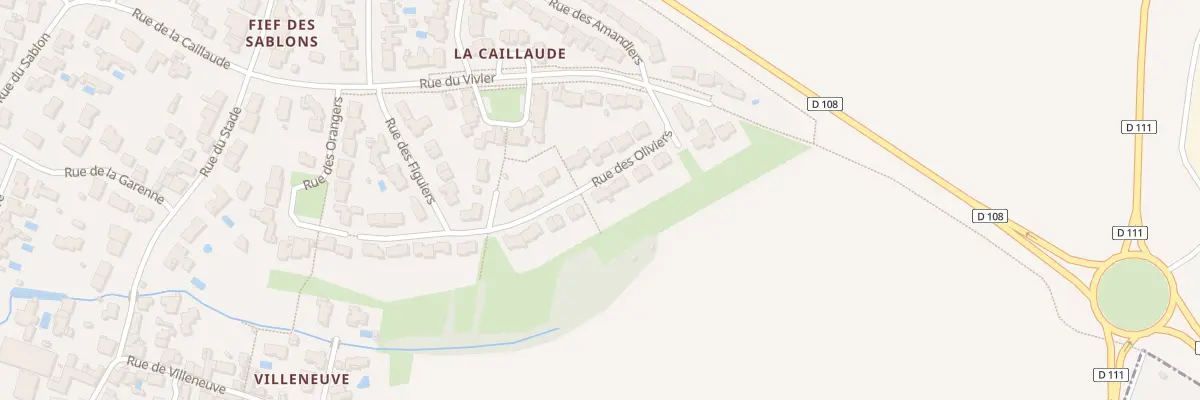 Plan du 46 Rue des Oliviers à Périgny