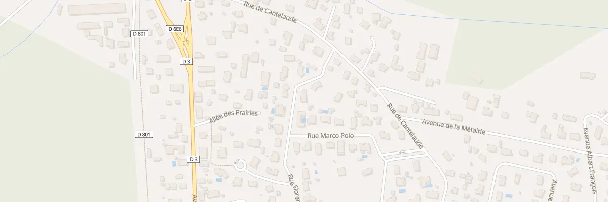 Plan du 3 Rue Florence Arthaud à Lacanau
