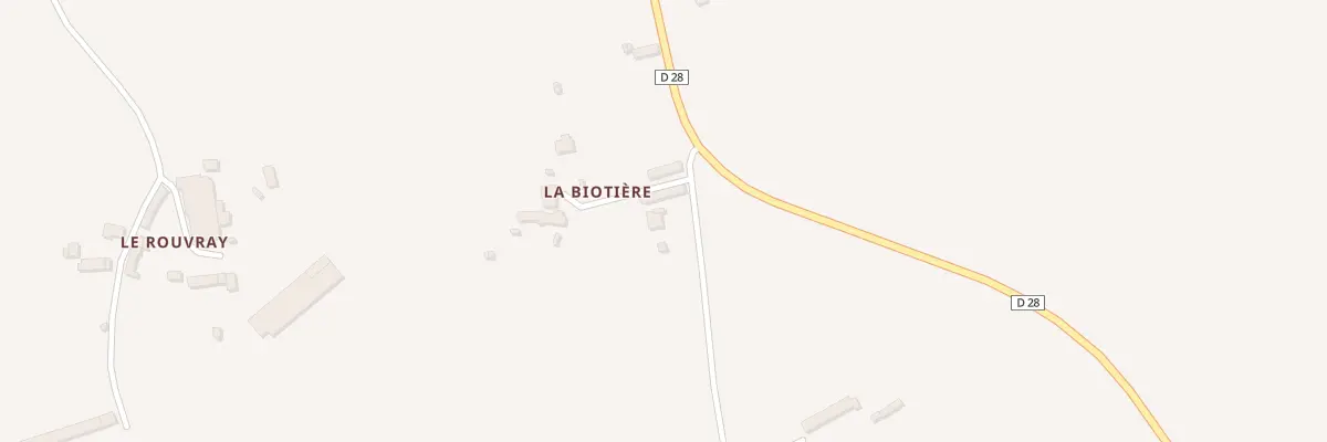 Plan du 1 La Blotiere - Fervaches à Tessy-Bocage