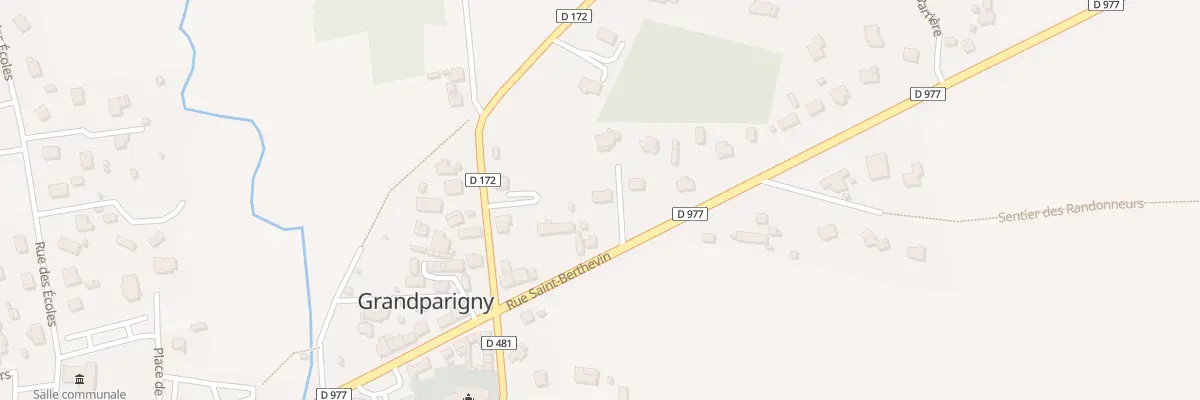 Plan du 113 Rue Saint Berthevin - Parigny à Grandparigny