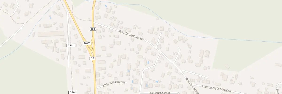 Plan du 81 Rue de Cantelaude à Lacanau