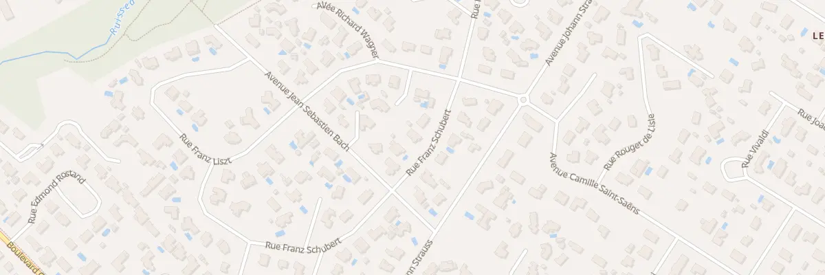 Plan du 11 Rue Franz Schubert à Andernos-les-Bains