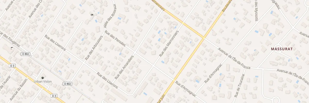 Plan du 7 Rue des Marronniers à Andernos-les-Bains